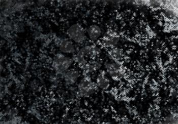 Horizontal black and white snow illustration background
