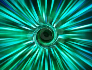 Horizontal space teleport swirl abstraction background