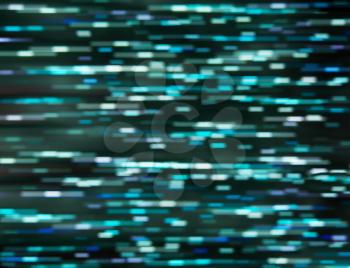 Horizontal blue space stars in motion teleport abstraction background 
