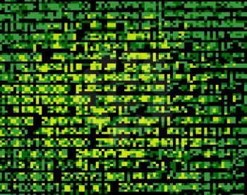Green terminal pixel mess texture background hd