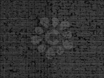 Black and white hacker maze pattern backdrop hd