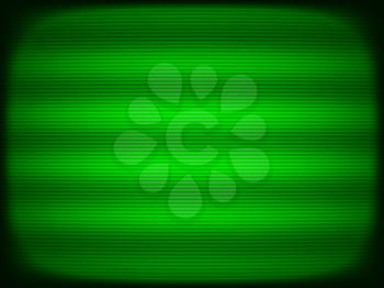 Horizontal green tv scanlines illustration background hd