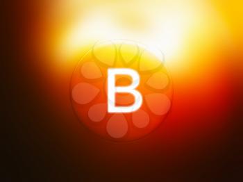 Glowing bitcoin sign illustration background hd