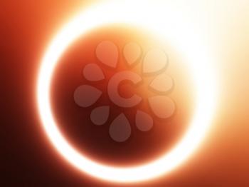 Glowing sun eclipse illustration background hd