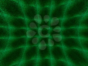 Green curved 3d space noise textured background