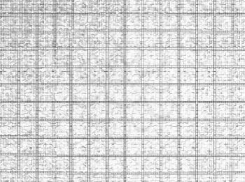 Horizontal black and white grid illustration background
