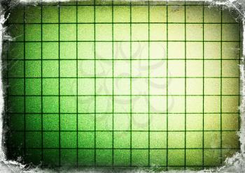 Horizontal green film scan plate illustration background

