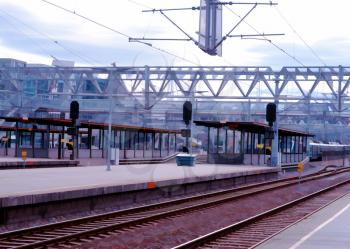 Oslo railroad transport station background hd