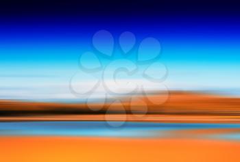Horizontal motion blur autumn lake background hd