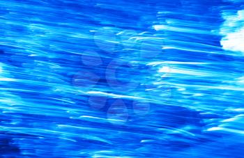 Horizontal blue motion blur background hd