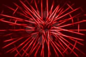 Red teleportation rays illustration background hd