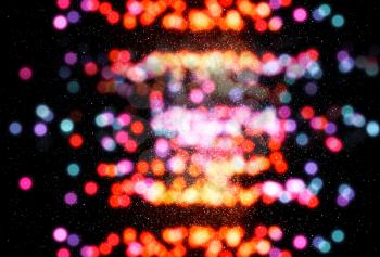 Colorful space stars bokeh background hd
