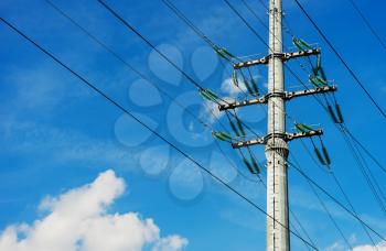 Norway power line background hd