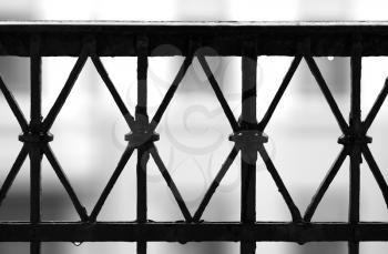 Black and white balcony fence background hd