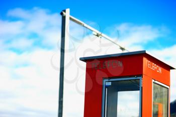 Norway telephone booth backdrop hd