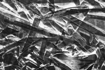 Black and white broken glass fragments texture background hd