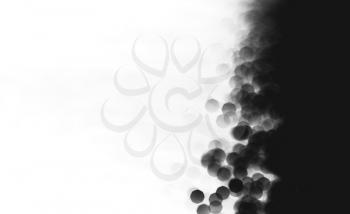 Right aligned black and white bokeh background hd