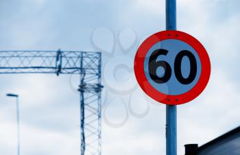 Road speed limit sign transportation background hd