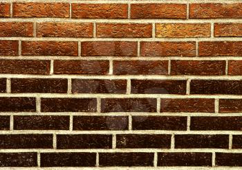 Horizontal orange brick wall texture background hd