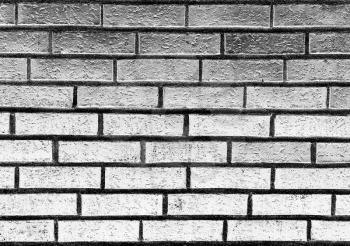 Horizontal black and white brick wall texture background hd