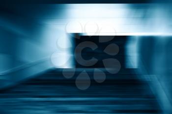 Blue business stairs bokeh background hd