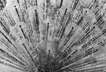 Diagonal black and white water city fountain background hd