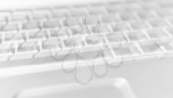 Horizontal motion blur laptop keyboard background
