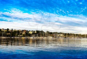 Oslo yacht club landscape background hd