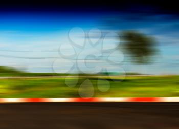 Horizontal motion blur landscape background hd