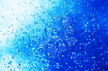 Horizontal blue crystal particles background hd