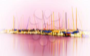 Horizontal pale pink glow yacht club motion abstraction background backdrop