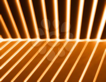 Diagonal orange light and shadow panels background hd