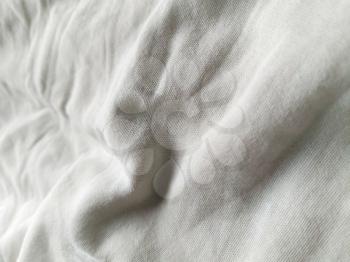 White crumpled bedsheet background  hd