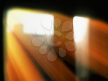 Diagonal rays of light from windows bokeh background hd