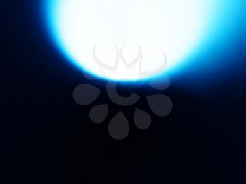 Cold moon sphere bokeh background hd