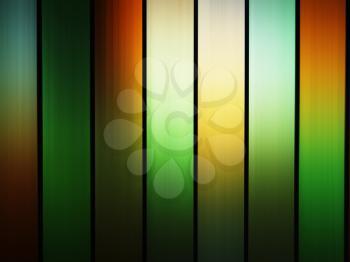 Vertical green and orange stained-glass window background hd