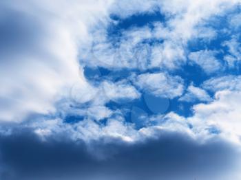 Blue cloudscape background