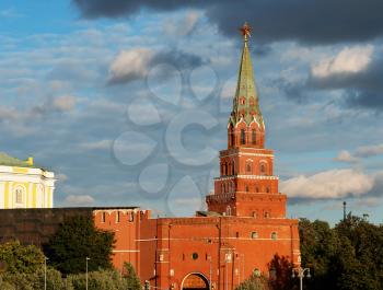 Tower of Russian Moscow Kremlin background