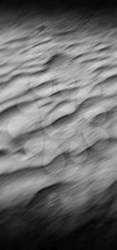Abstract black and white sand