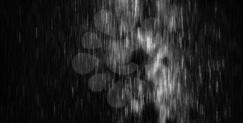 Black and white starfall rain digital background hd