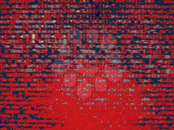 Red hacker code illustration background hd