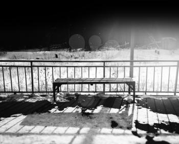 Railroad station bench background hd