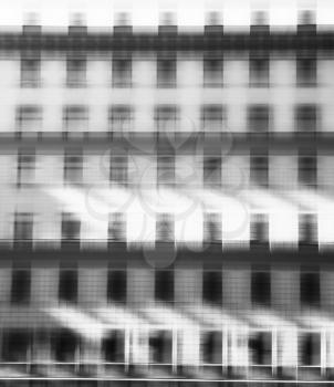 Blurred windows of symmetric buildings background hd