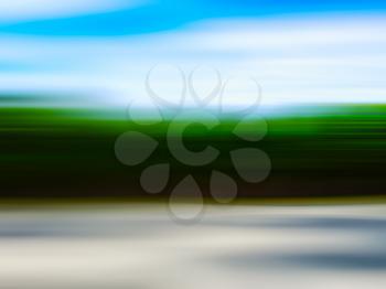 Horizontal blurry abstract happy landscape background backdrop