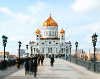 Cathedral of Christ the Saviour bokeh background hd