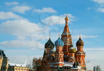Saint Basil's Cathedral architecture background hd