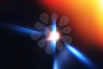 Abstract star explosion background