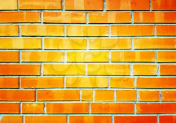 Vivid grunge brick wall texture background