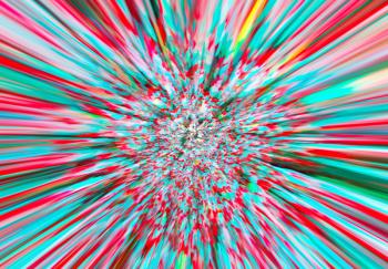 Psychedelic teleportation trip abstract background