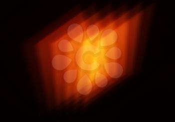 Orange geometry blur shapes background